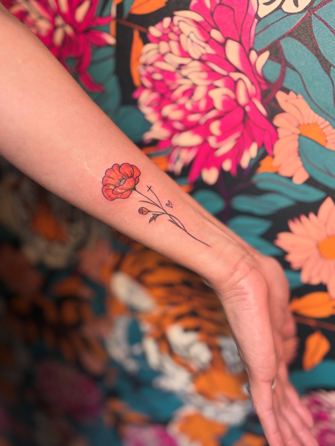 Floral tattoo by Boundaries Tattoos